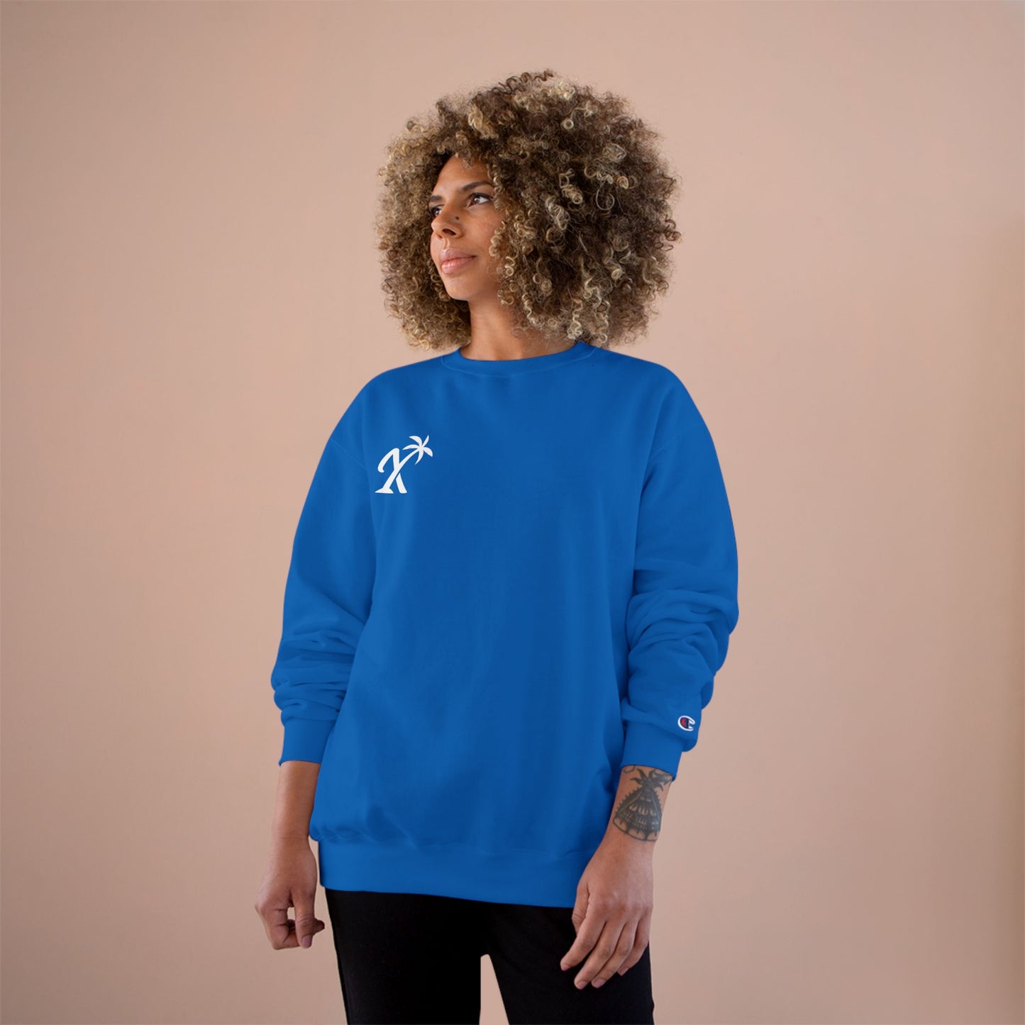 THE REMIX IN REVERSE "X Island" Champion Sweatshirt