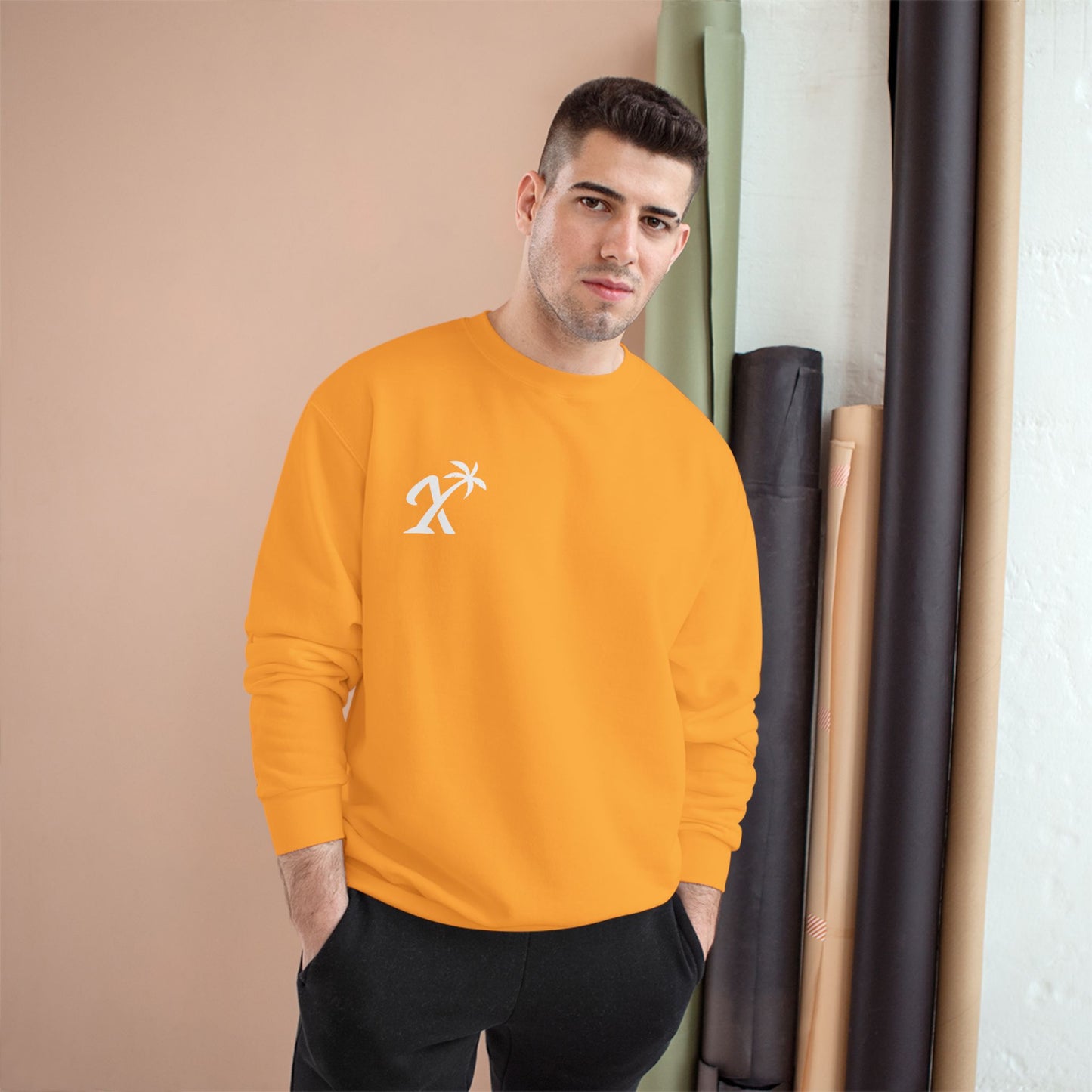 THE REMIX IN REVERSE "X Island" Champion Sweatshirt