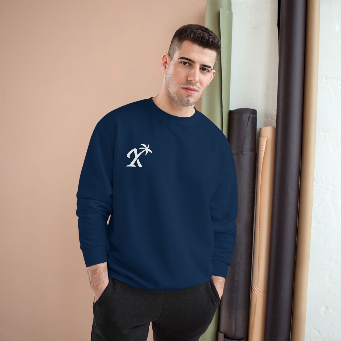 THE REMIX IN REVERSE "X Island" Champion Sweatshirt