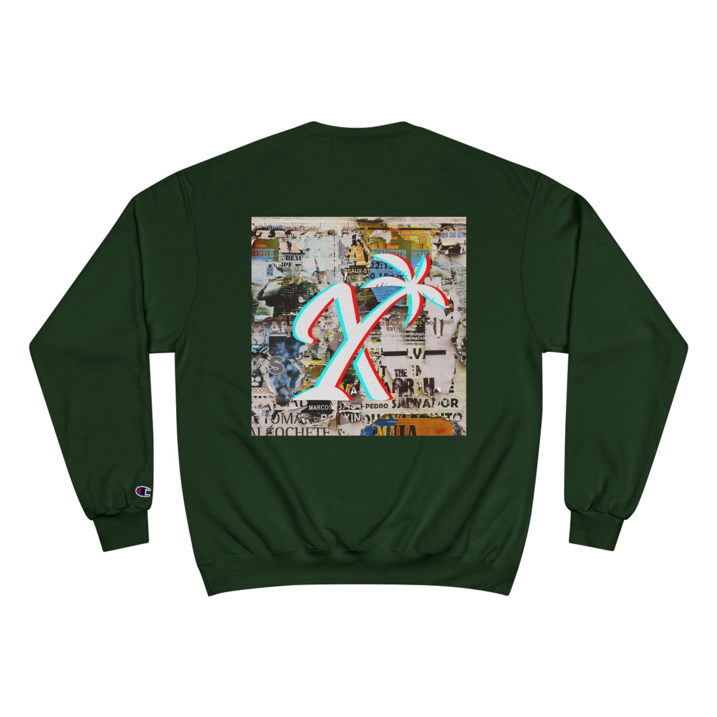 THE REMIX IN REVERSE "X Island" Champion Sweatshirt