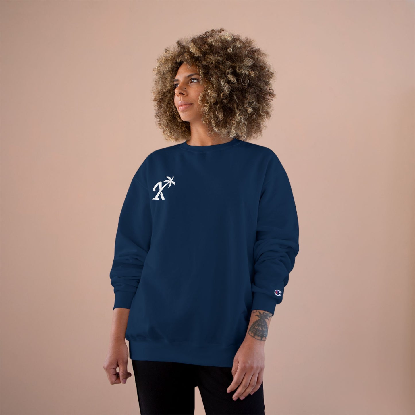 THE REMIX IN REVERSE "X Island" Champion Sweatshirt