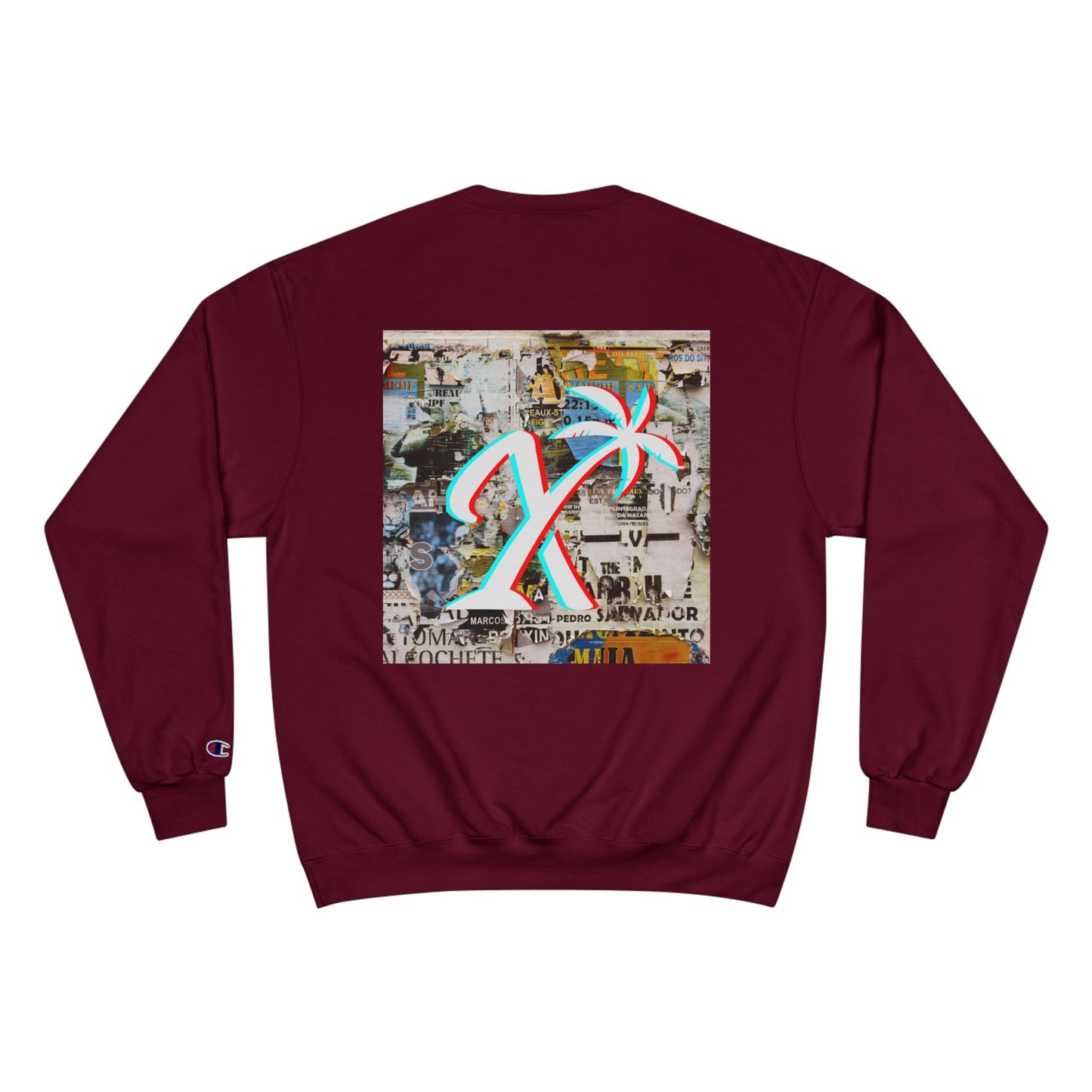 THE REMIX IN REVERSE "X Island" Champion Sweatshirt