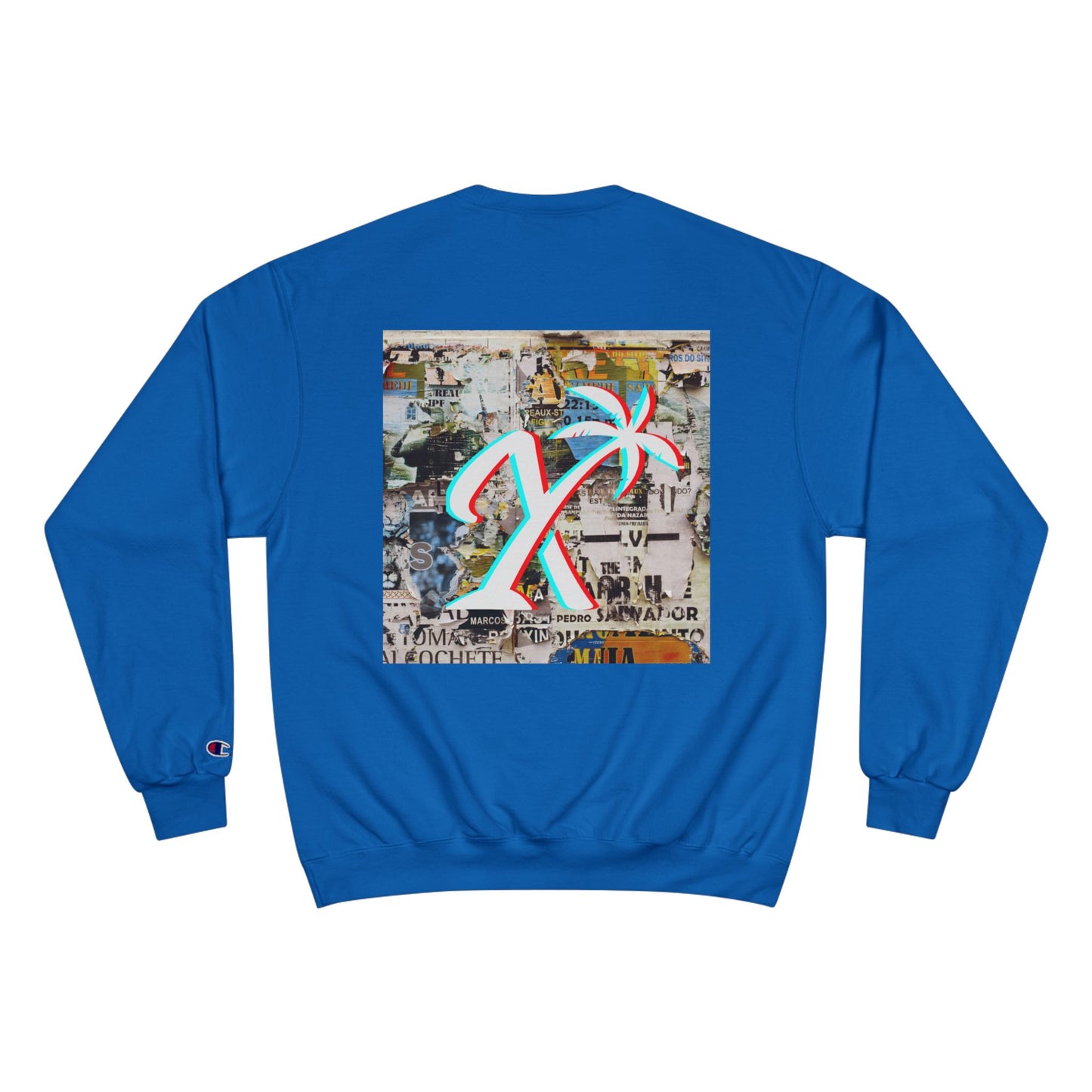 THE REMIX IN REVERSE "X Island" Champion Sweatshirt