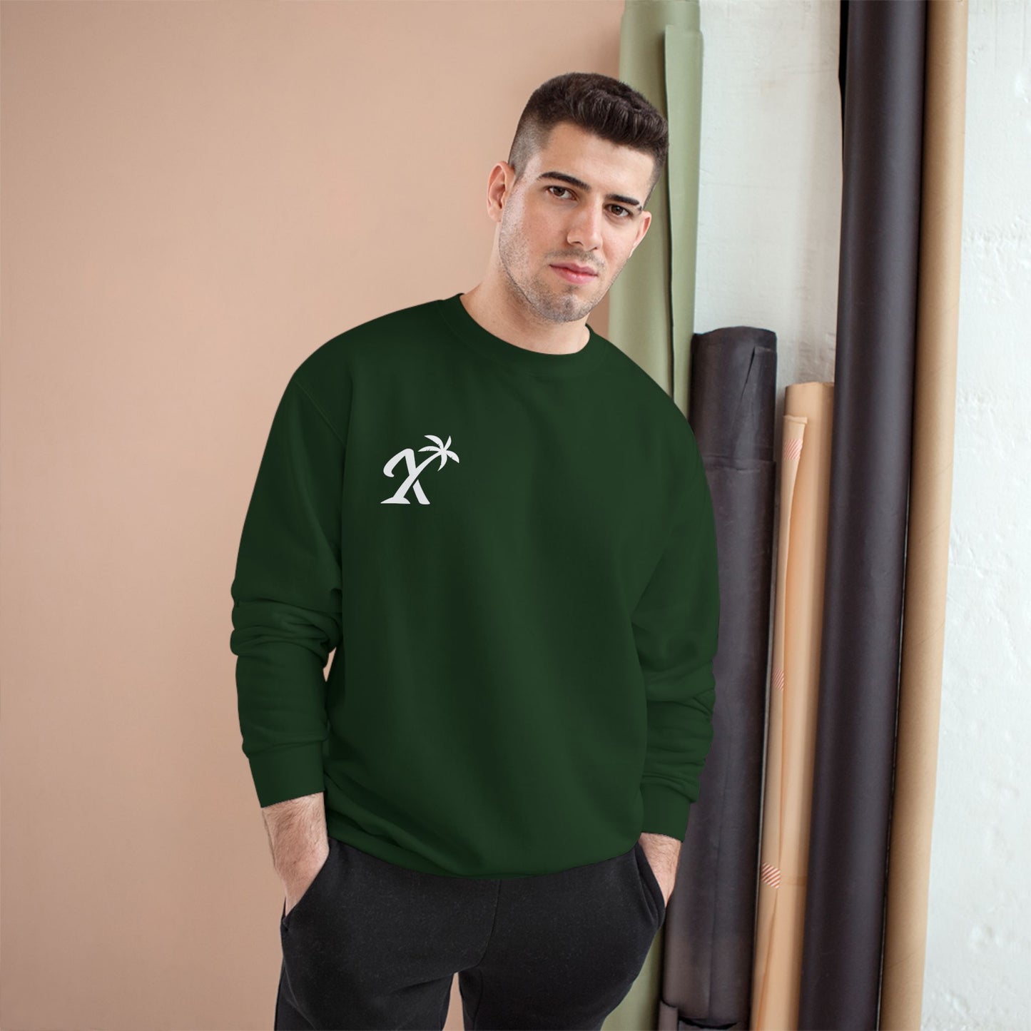 THE REMIX IN REVERSE "X Island" Champion Sweatshirt
