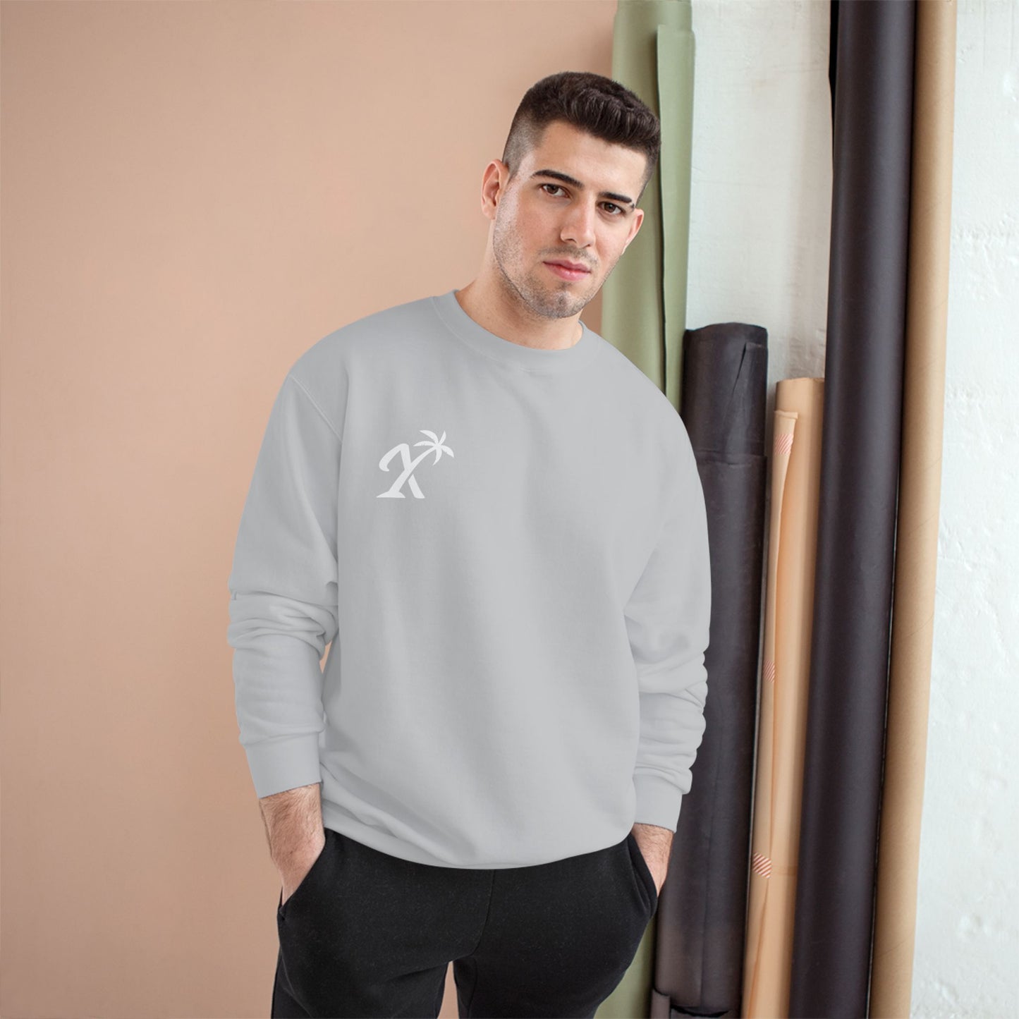 THE REMIX IN REVERSE "X Island" Champion Sweatshirt