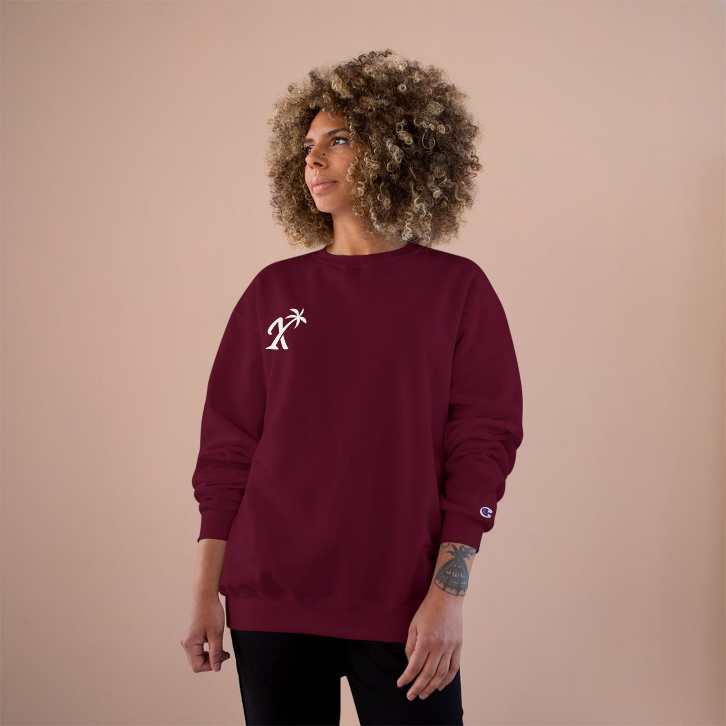 THE REMIX IN REVERSE "X Island" Champion Sweatshirt
