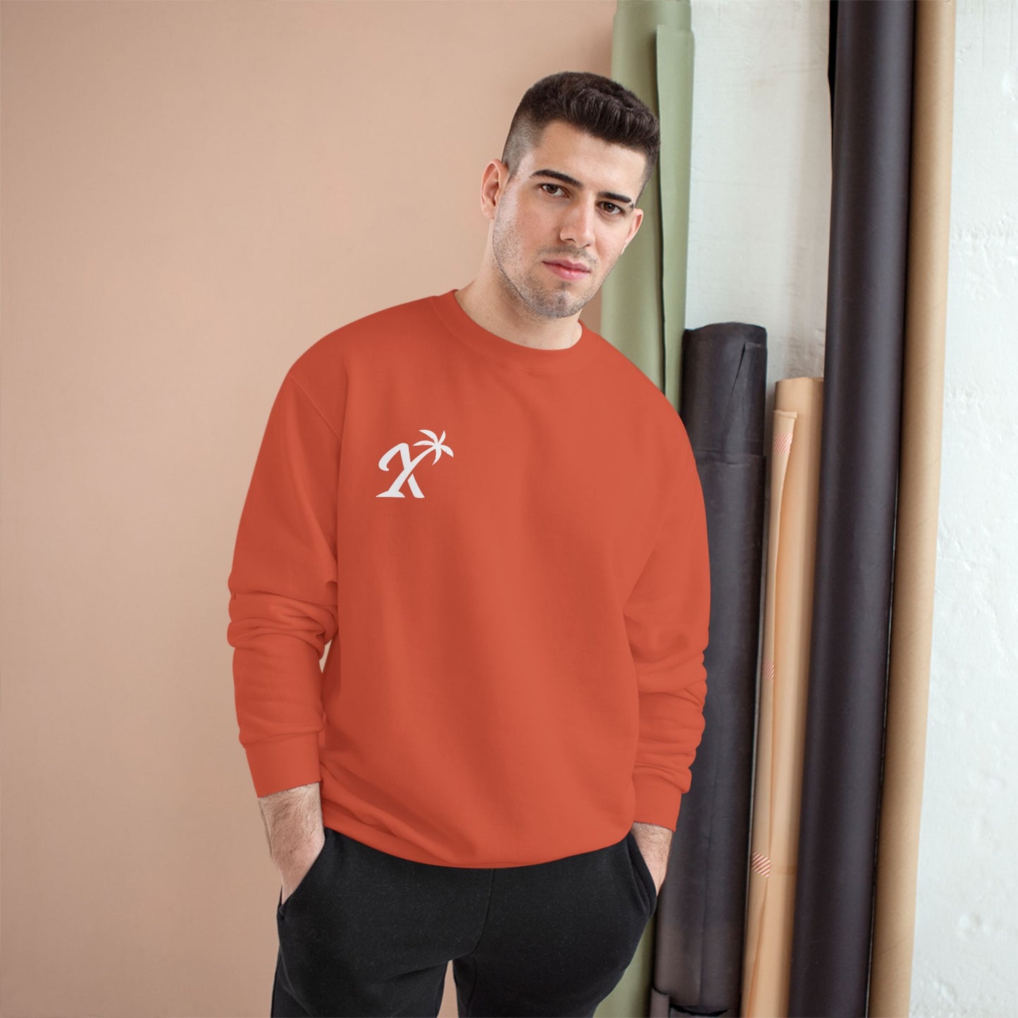 THE REMIX IN REVERSE "X Island" Champion Sweatshirt