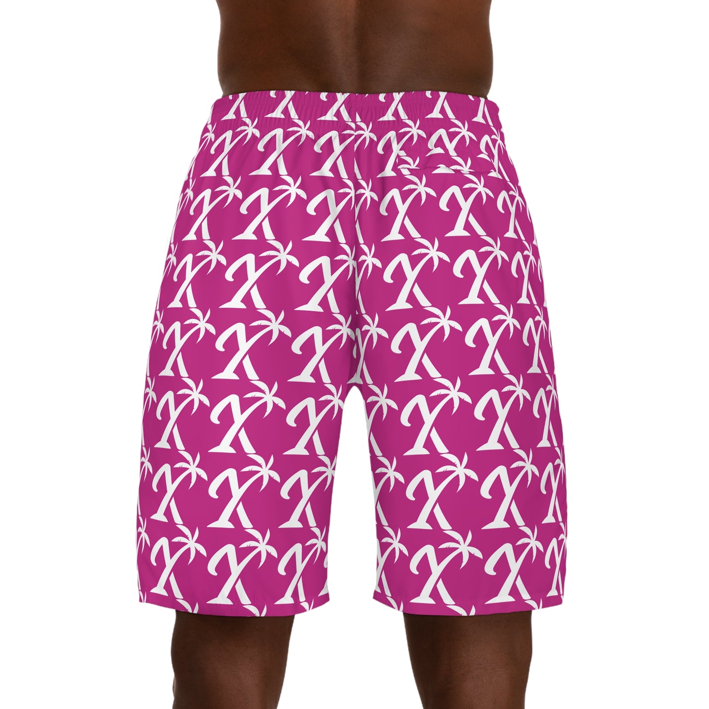Pink X Island Men's Jogger Shorts - Stylish Summer Wear 2