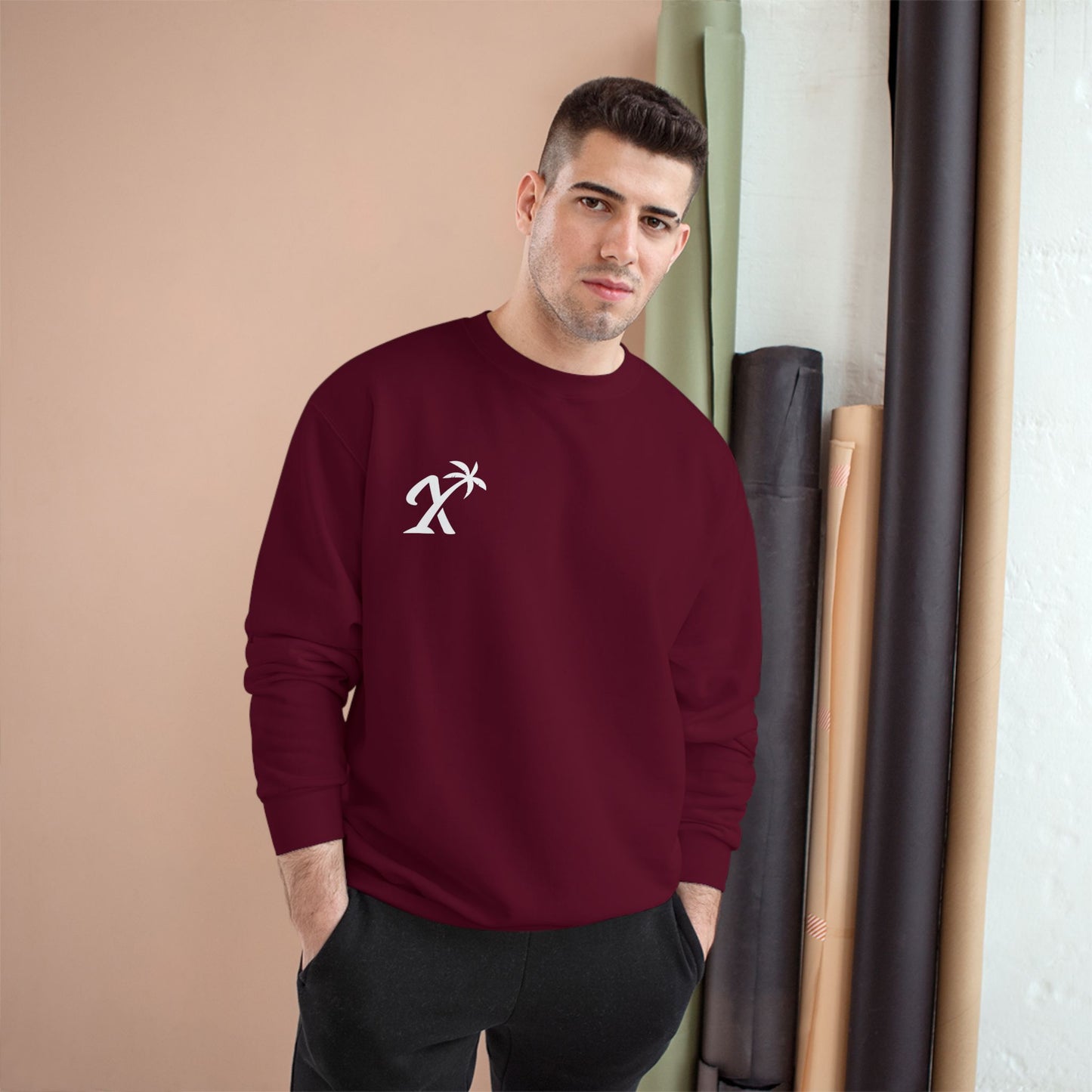 THE REMIX IN REVERSE "X Island" Champion Sweatshirt